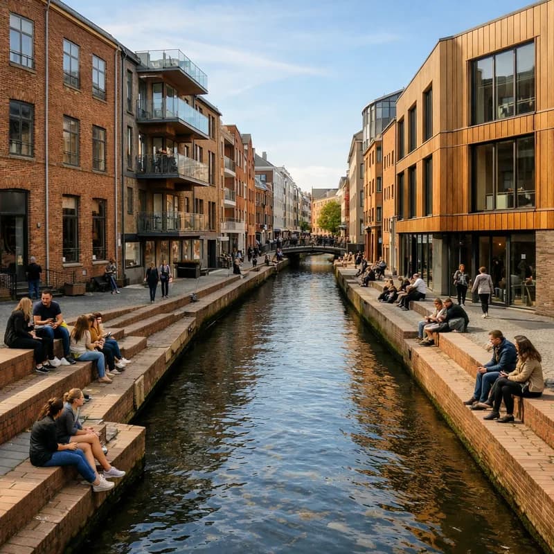 The waterside in Aarhus