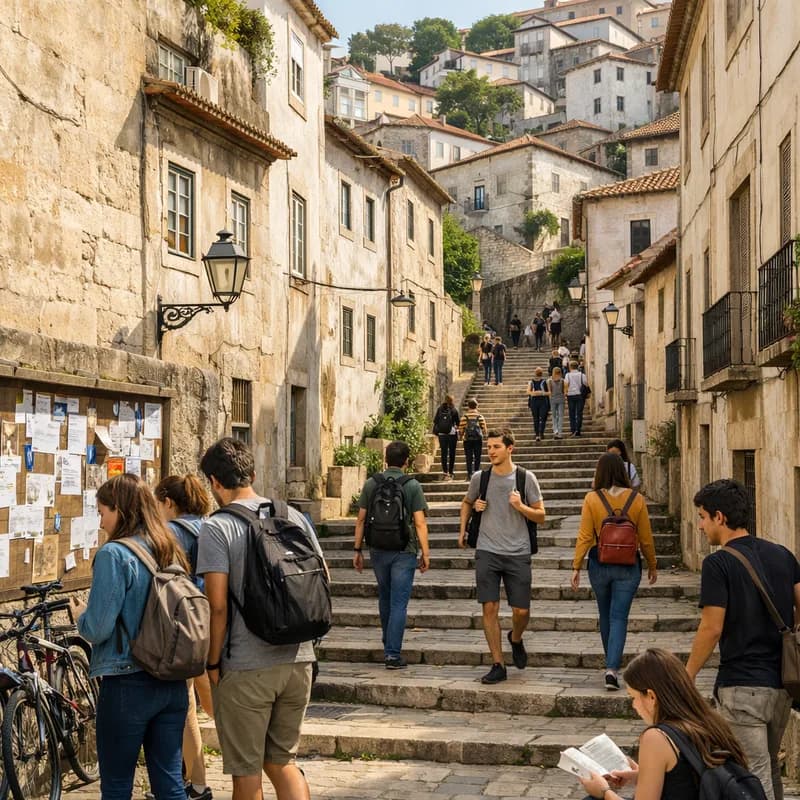 The university quarter of Coimbra