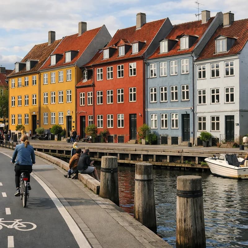 The waterside in Copenhagen