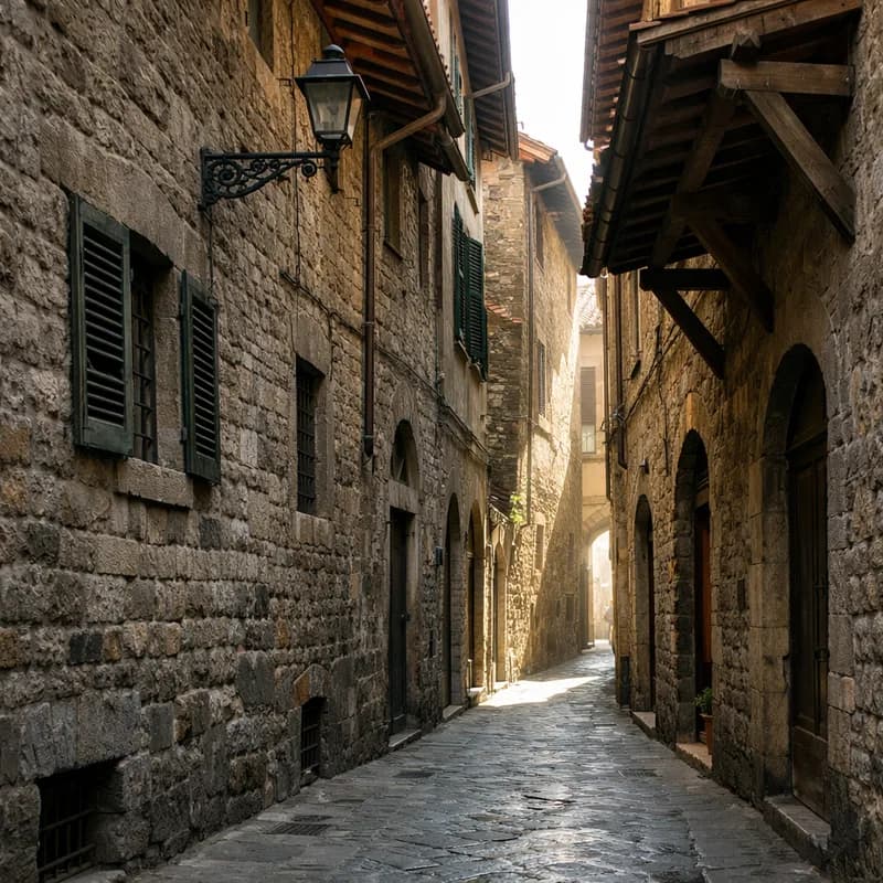 A lane in the old quarter of Florence