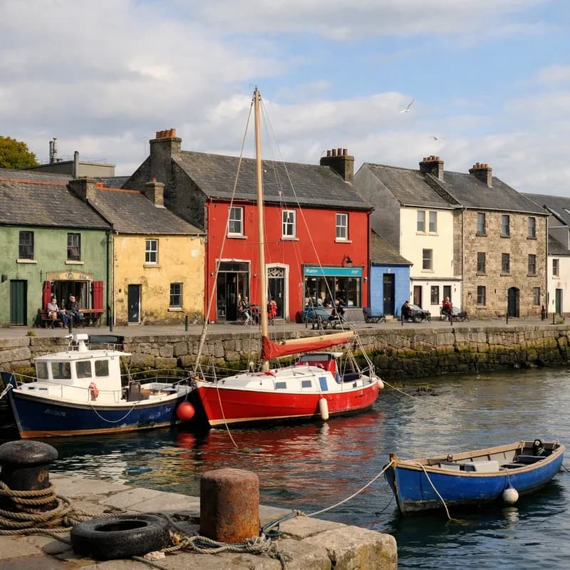The harbour in Galway