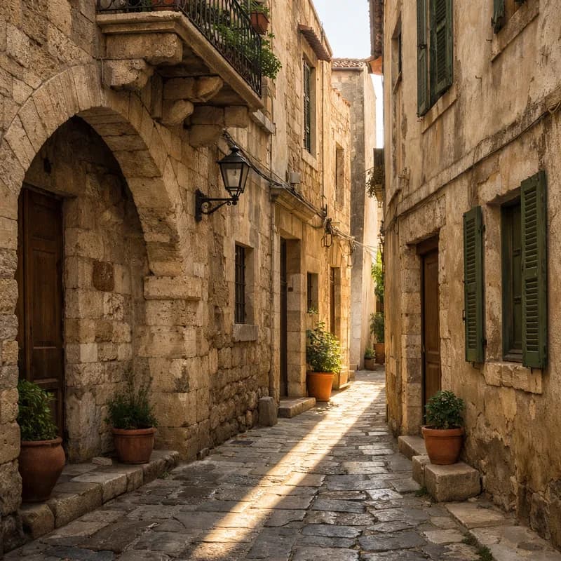 A lane in the old quarter of Heraklion