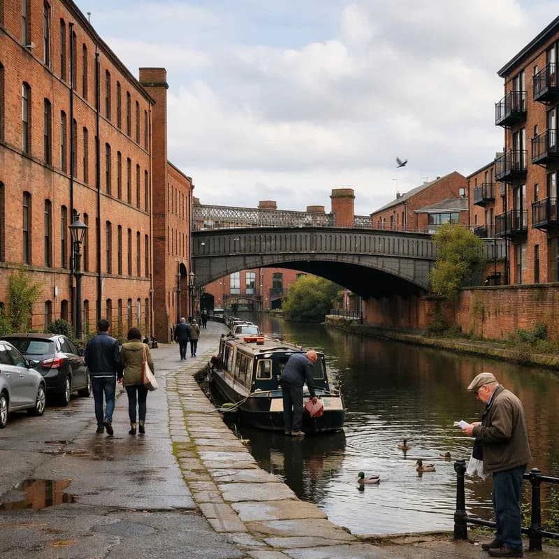 A residential street in Manchester