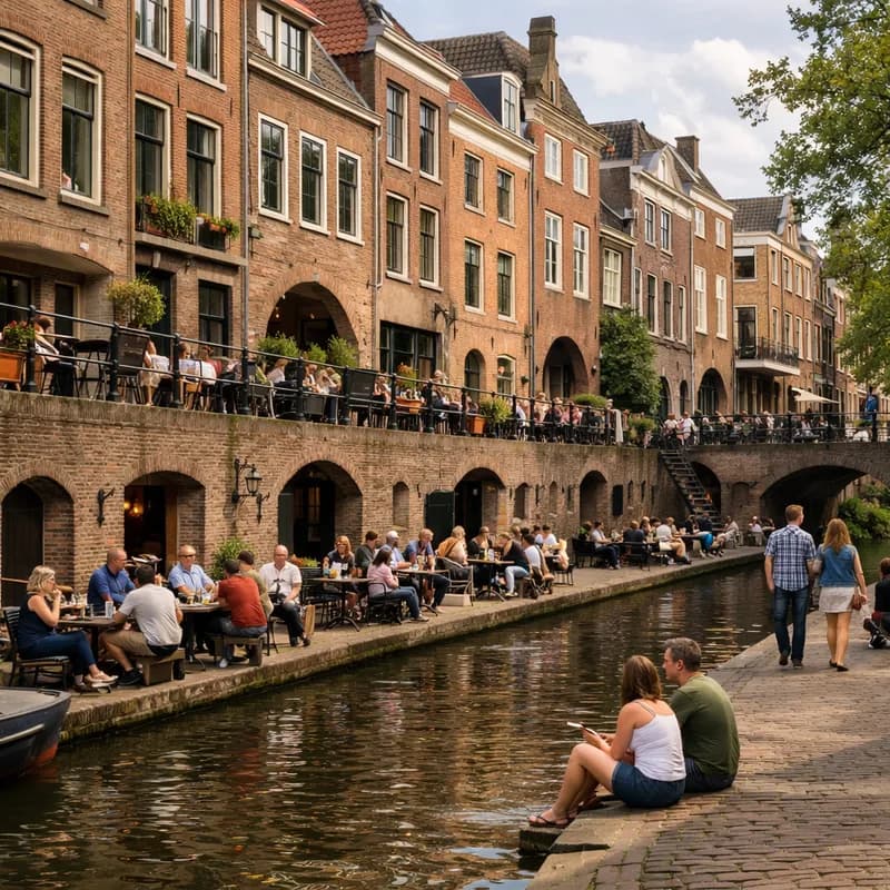 The waterside in Utrecht
