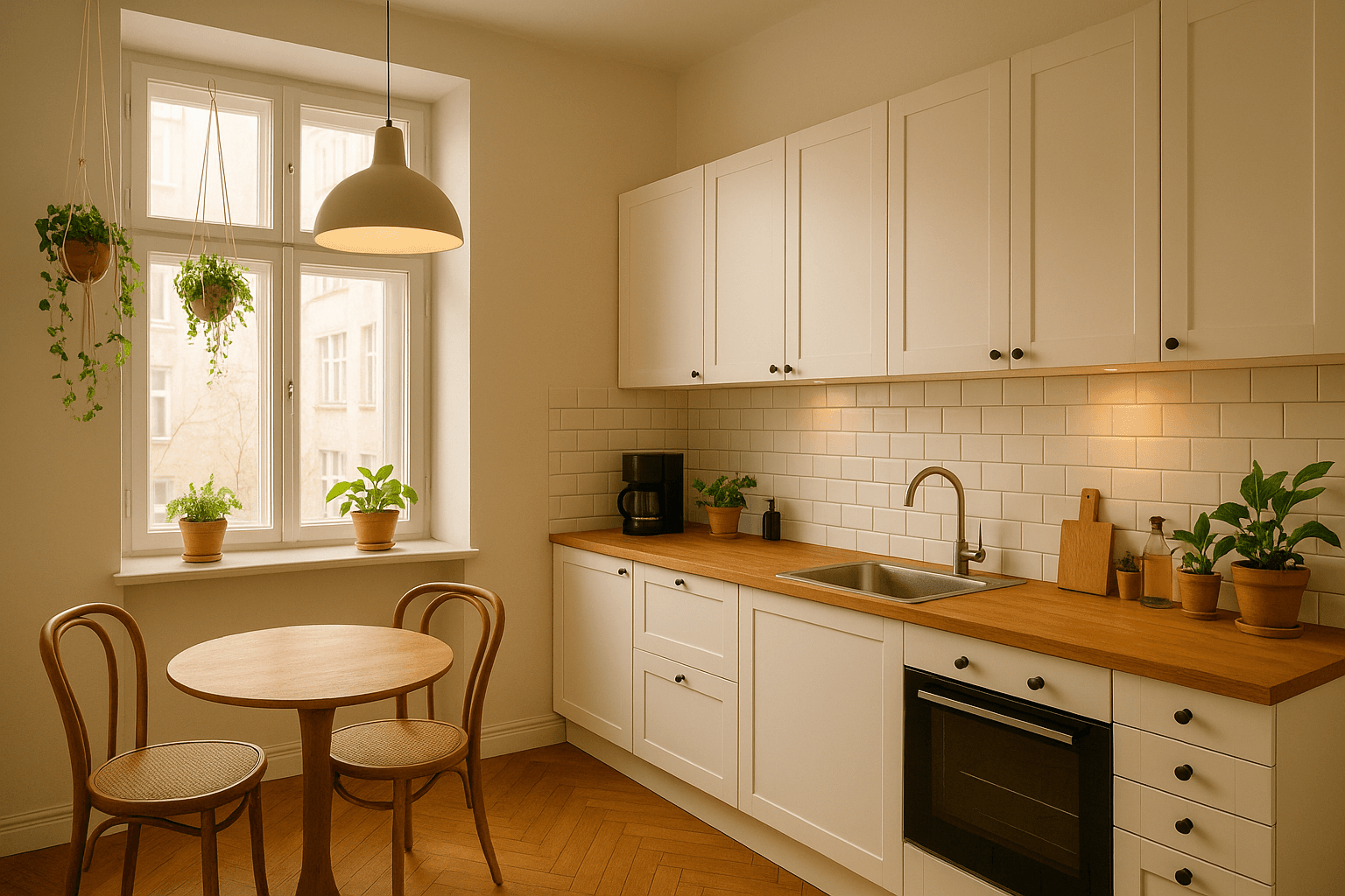 A kitchen in a swap home